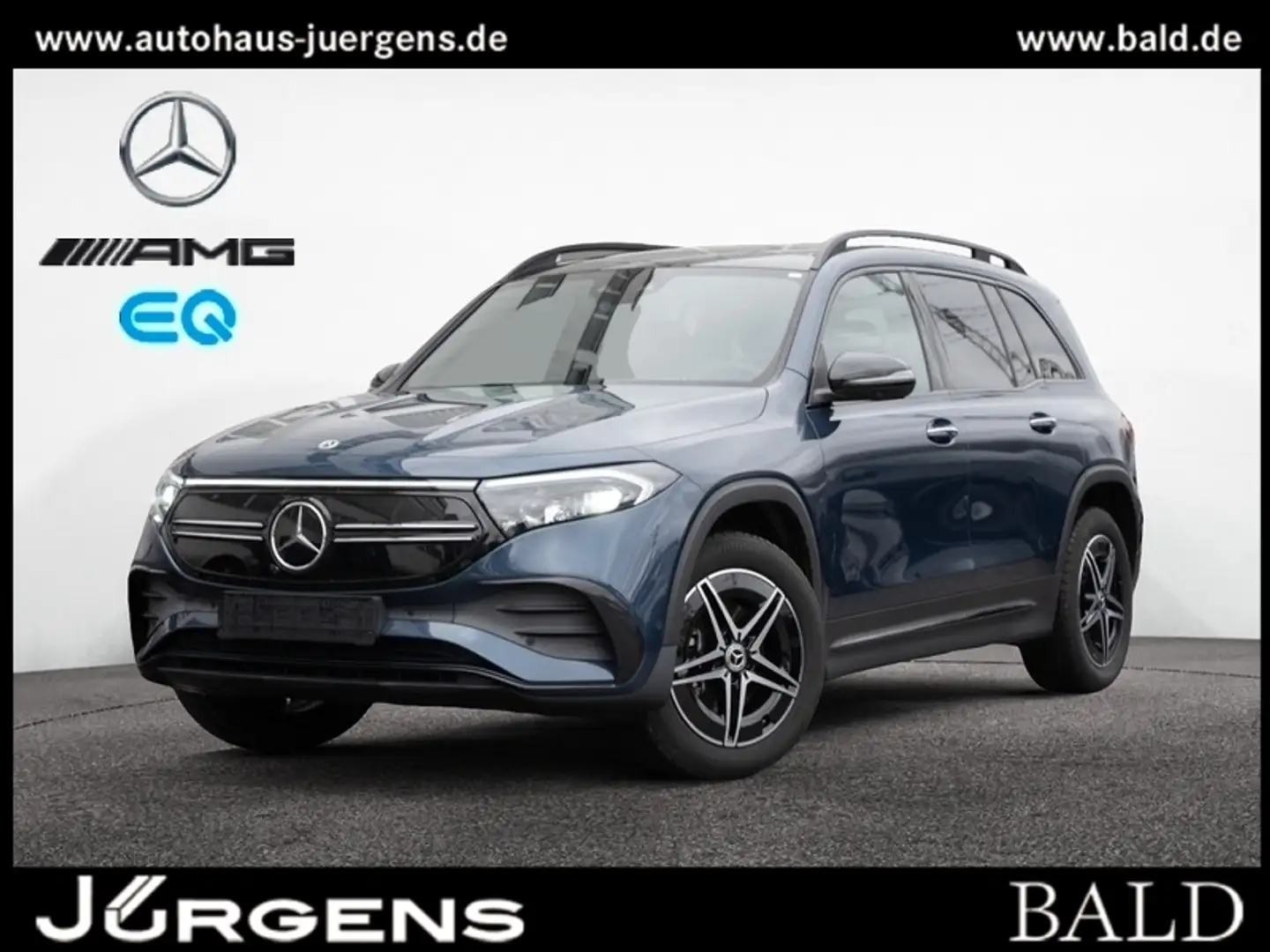 Mercedes-Benz EQB 350 4M AMG-Sport/LED/360/Pano/Night/Distr/18 Bleu - 1
