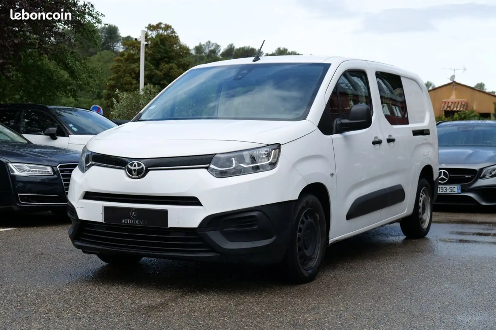 Toyota Proace City 1.5 long 100 ch d-4d cabine approfondie Blanc - 1