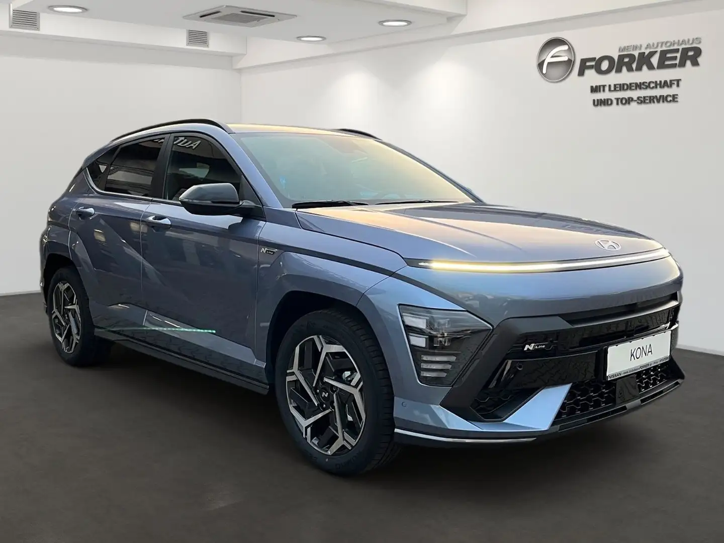 Hyundai KONA N-Line 1.6T 4x4 DCT BLACK DEAL bis 20.12 Blau - 2