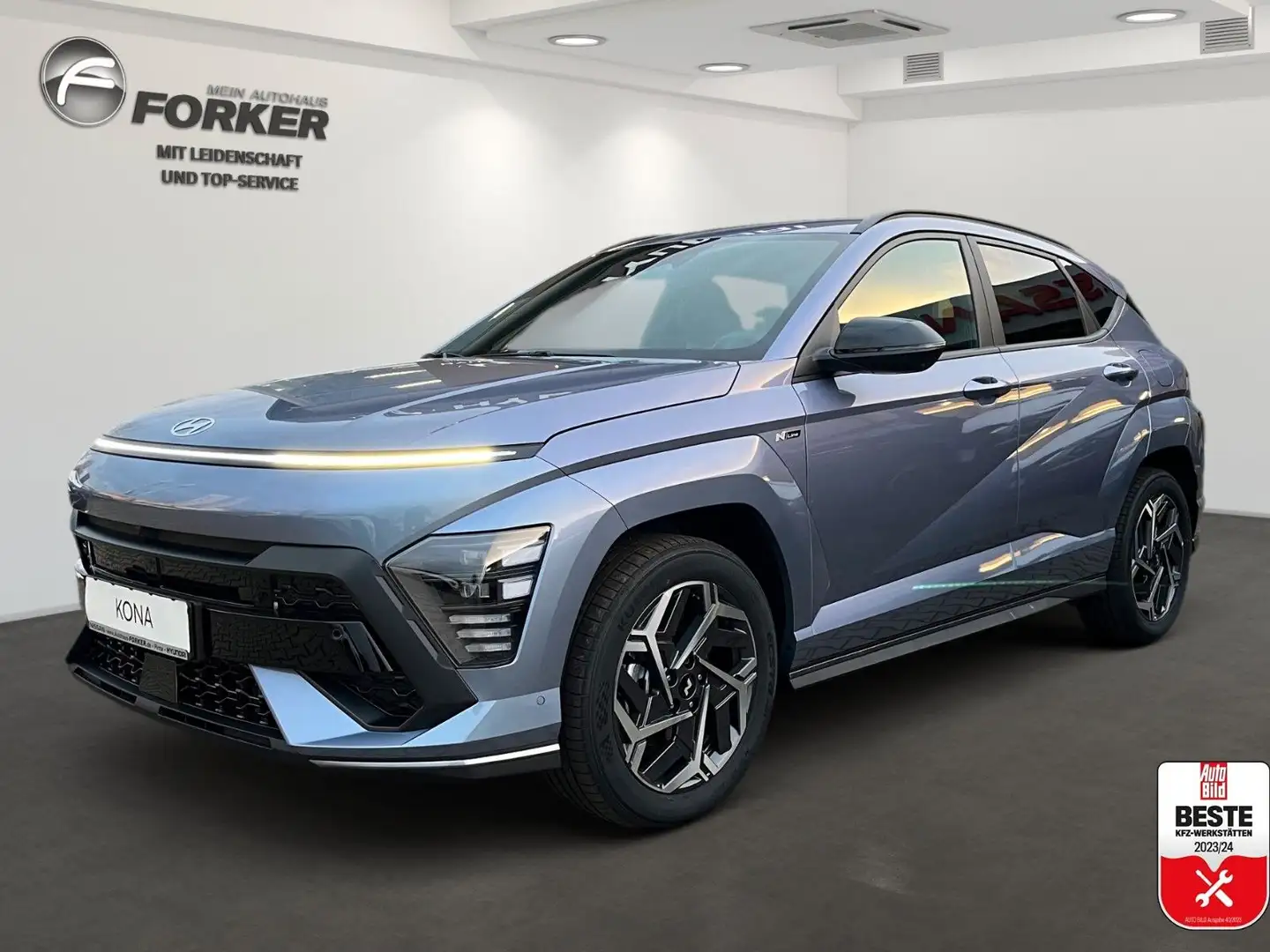 Hyundai KONA N-Line 1.6T 4x4 DCT BLACK DEAL bis 20.12 Blau - 1