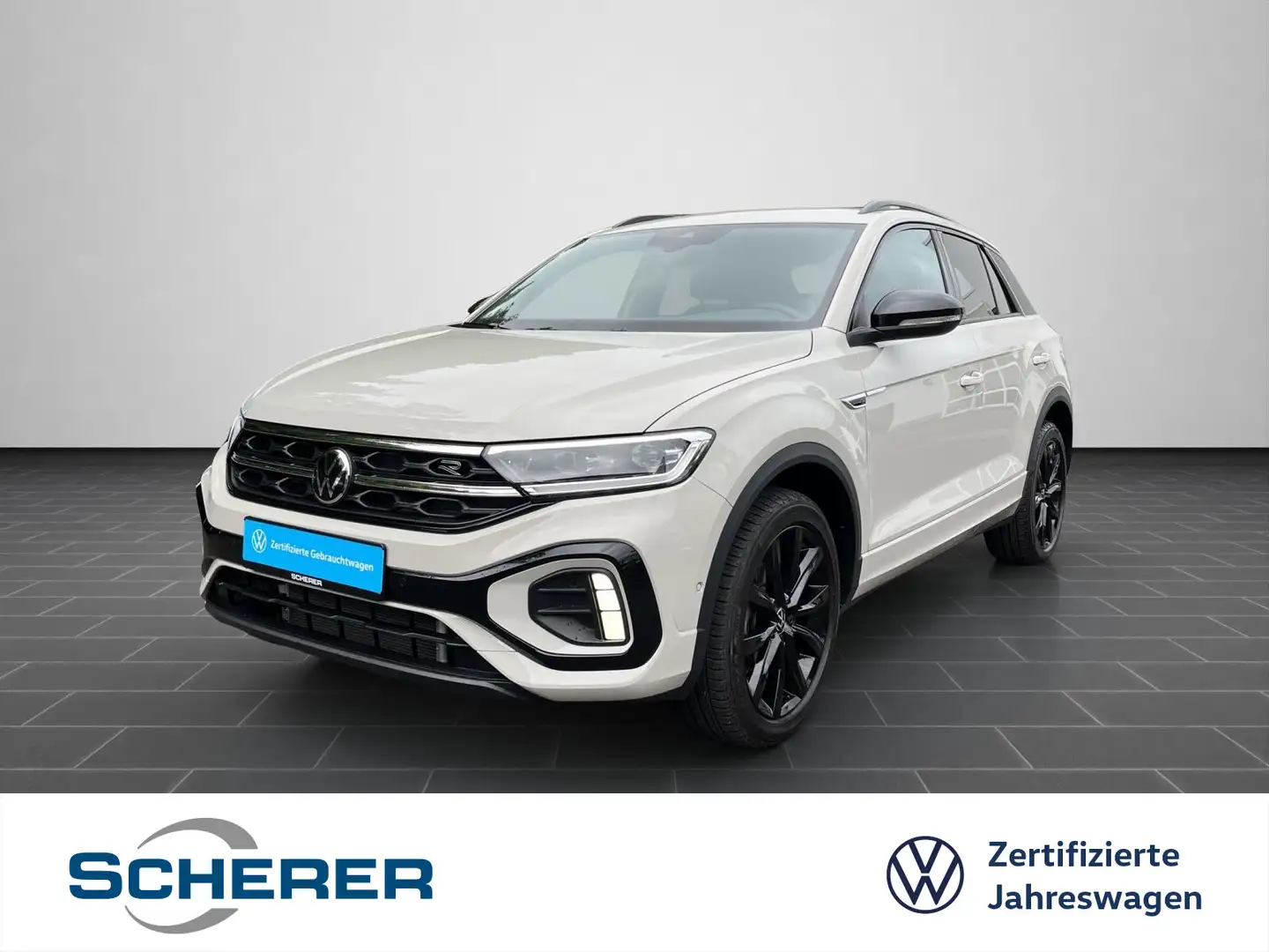 Volkswagen T-Roc T-ROC R-Line 2.0 TDI, *3,99%*,  NAVI, AHK, RFK, Grijs - 1