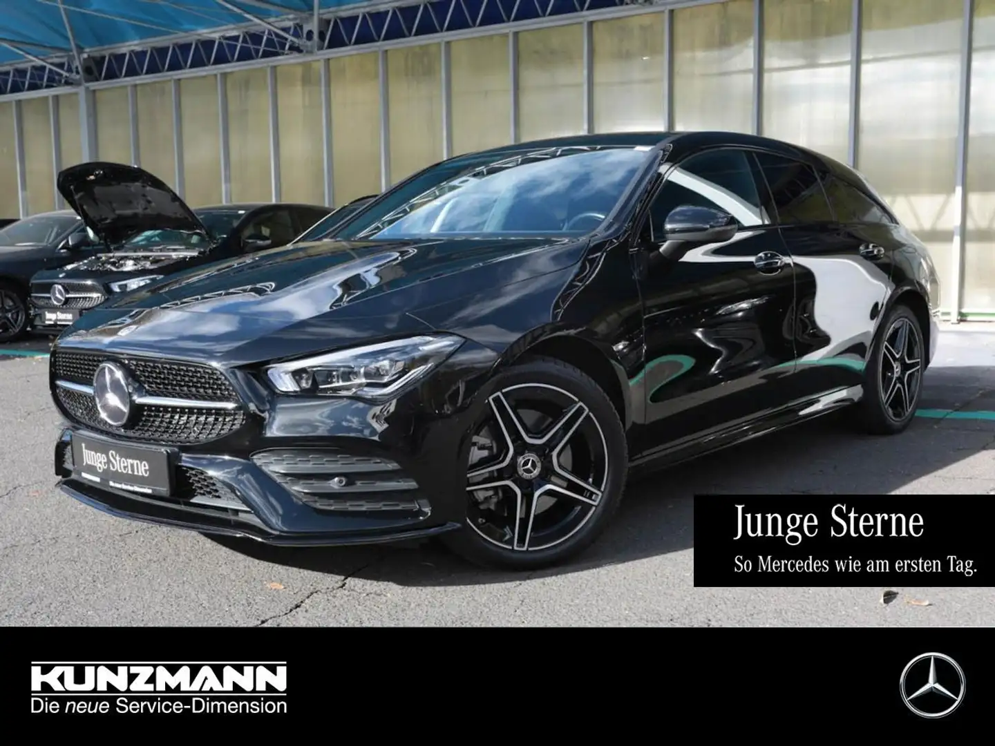 Mercedes-Benz CLA 250 e SB AMG Night Navi AHK Memory Kamera Schwarz - 1