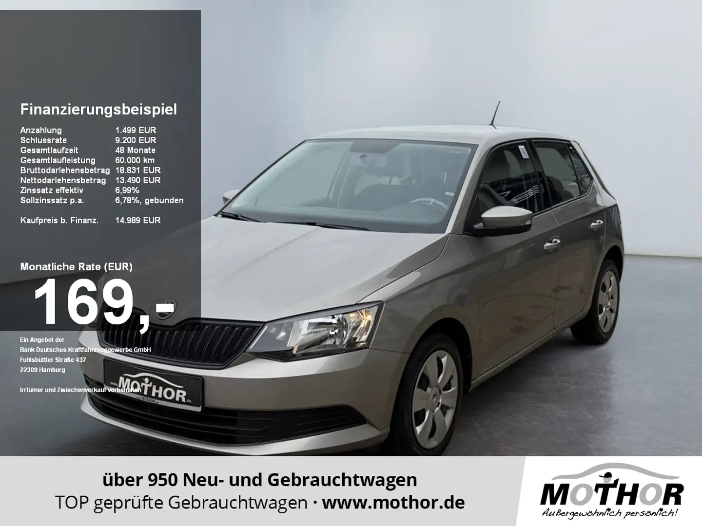 Skoda Fabia Cool Plus 1.0TSI DAB Radio Bordcomputer USB Beige - 1