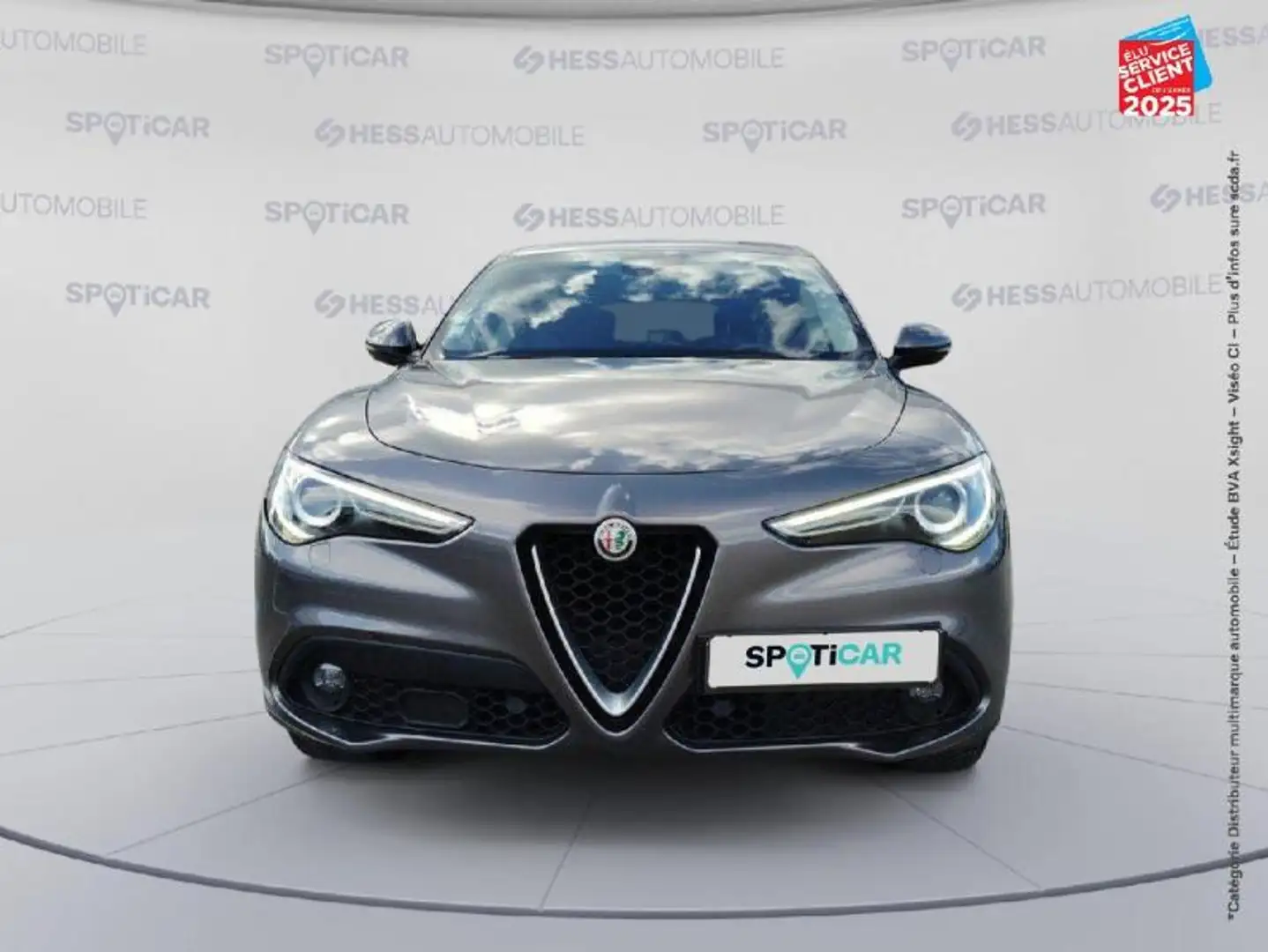 Alfa Romeo Stelvio 2.2 Diesel 180ch Super Q4 AT8 Gris - 2