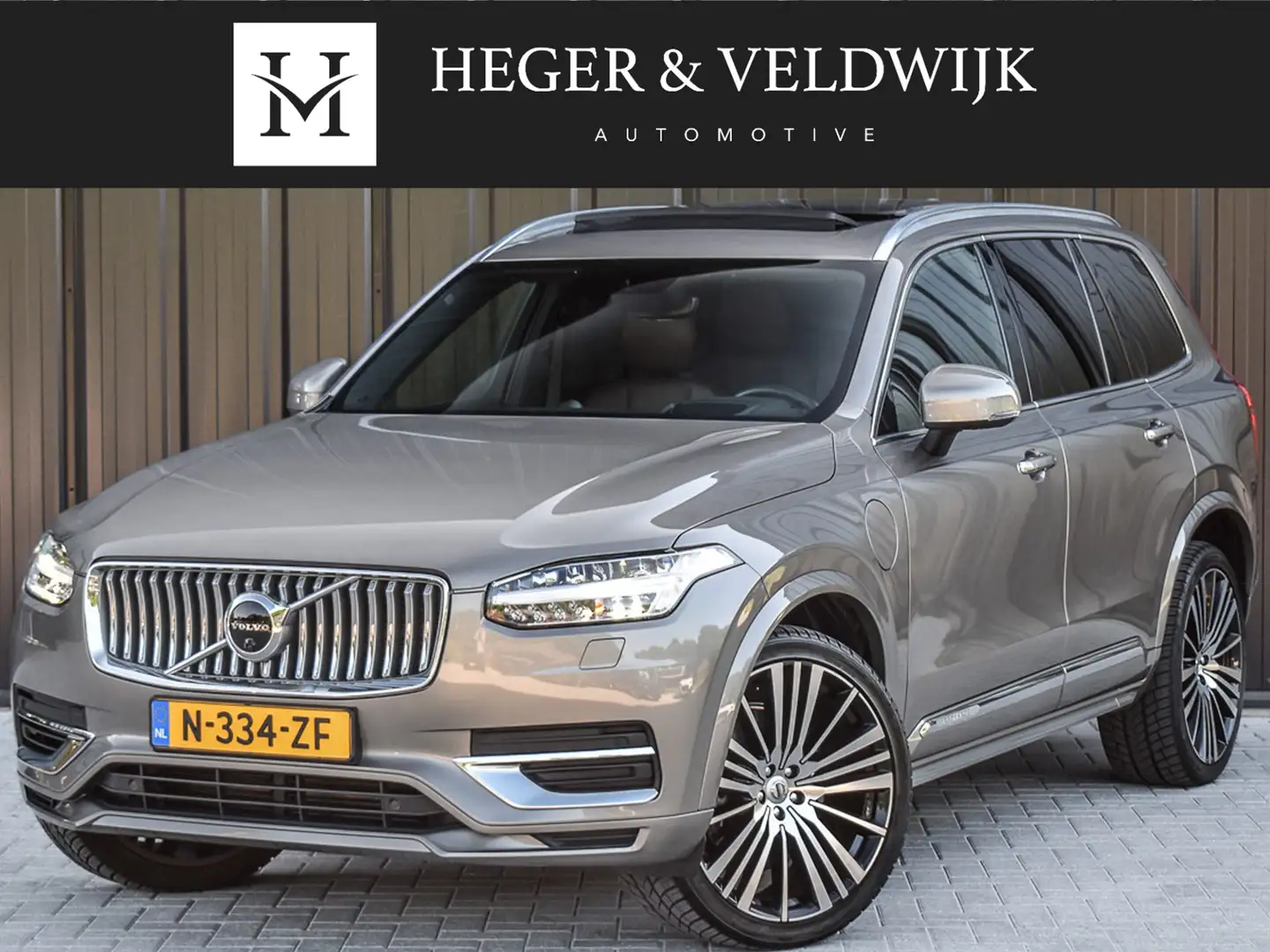Volvo XC90 2.0 T8 RECHARGE AWD INSCRIPTION EXCLUSIVE | 7-ZITS Grijs - 1