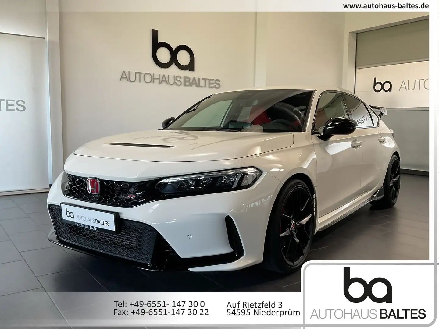 Honda Civic Civic 2.0 i Type-R 19"/LED/Navi/ACC/AAC/Kam/Apple Blanc - 1