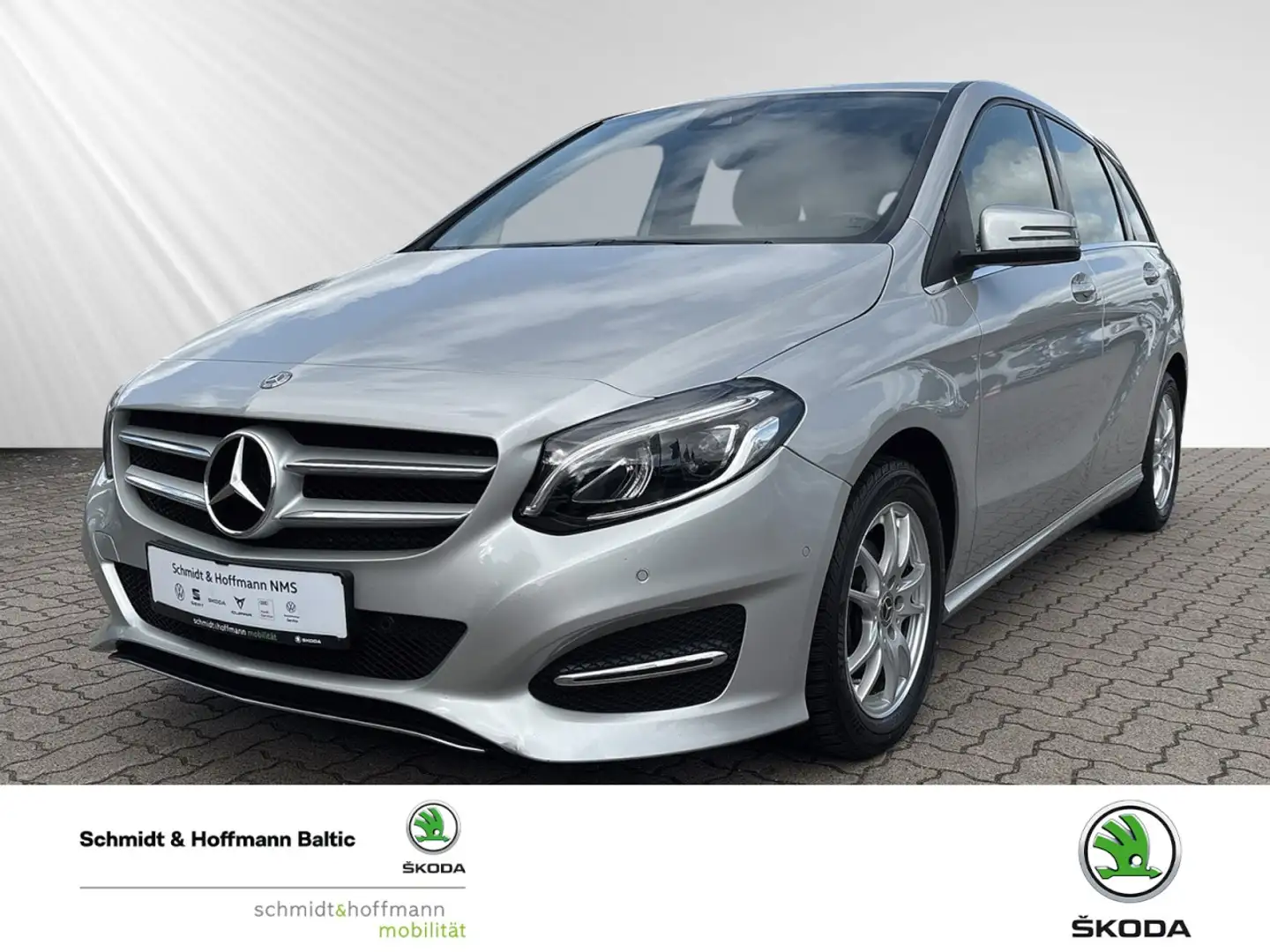 Mercedes-Benz B 180 d Urban Klima Navi Rückfahrkamera Sitzheizung Silber - 1