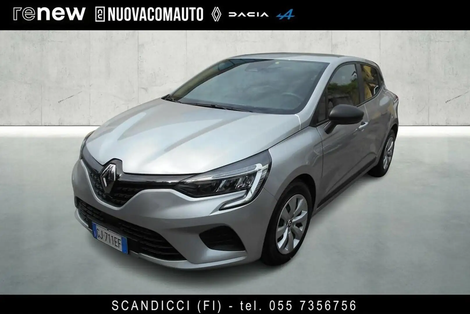 Renault Clio 1.0 tce Life Gpl 100cv my21 Argento - 1