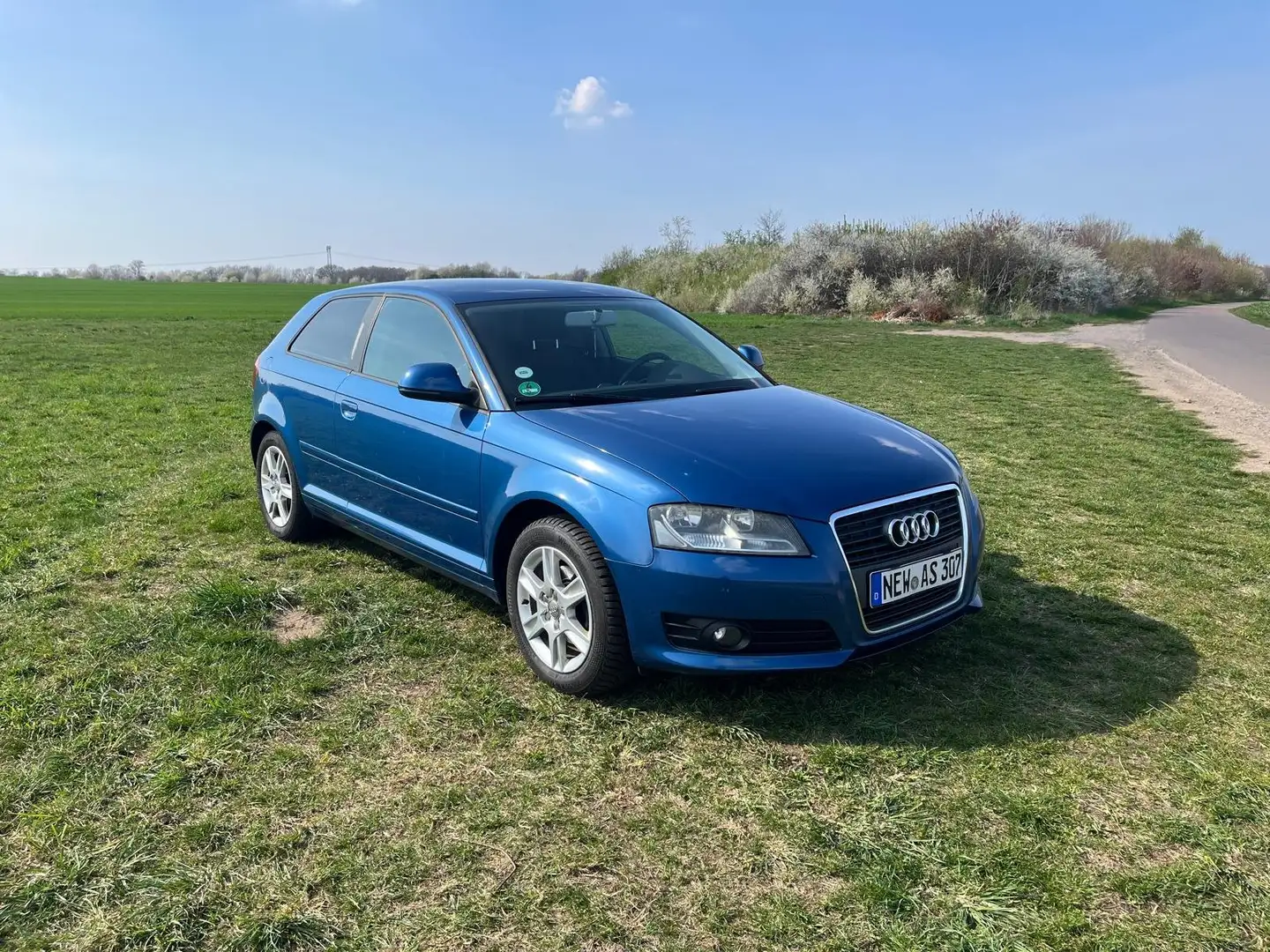 Audi A3 A3 1.9 TDI - TÜV neu, SHZ, Klima, Tempomat Blau - 1