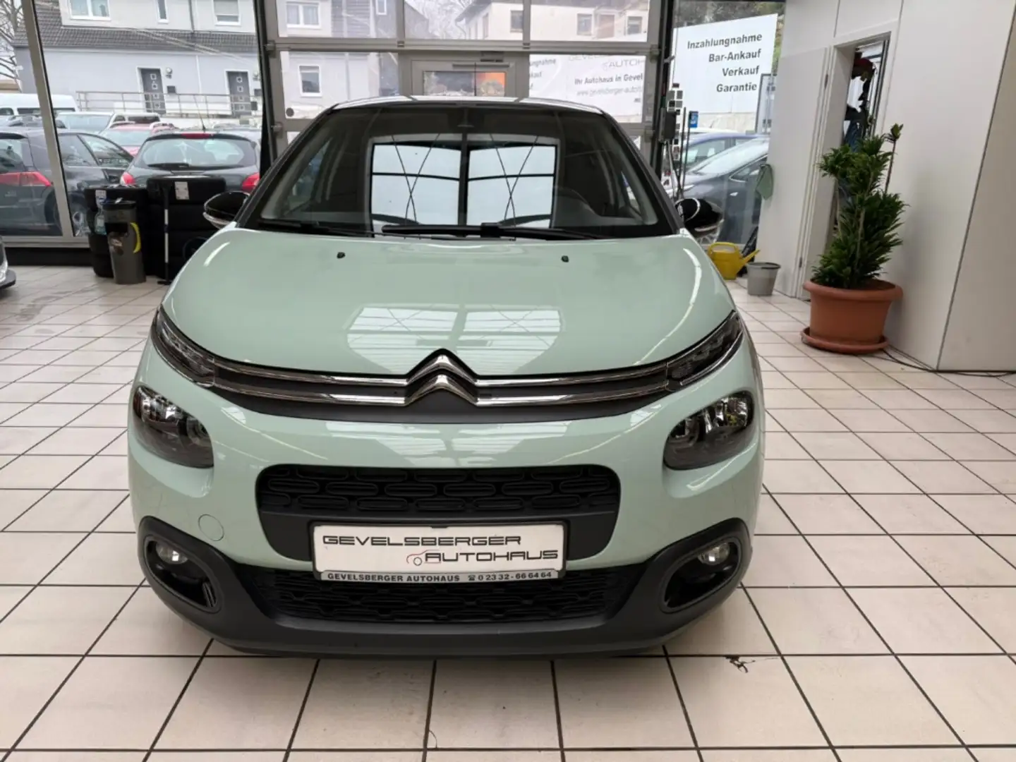 Citroen C3 Shine* EU6d-T *Scheckheft* Navi*SHZ*RFK*Klima Vert - 2