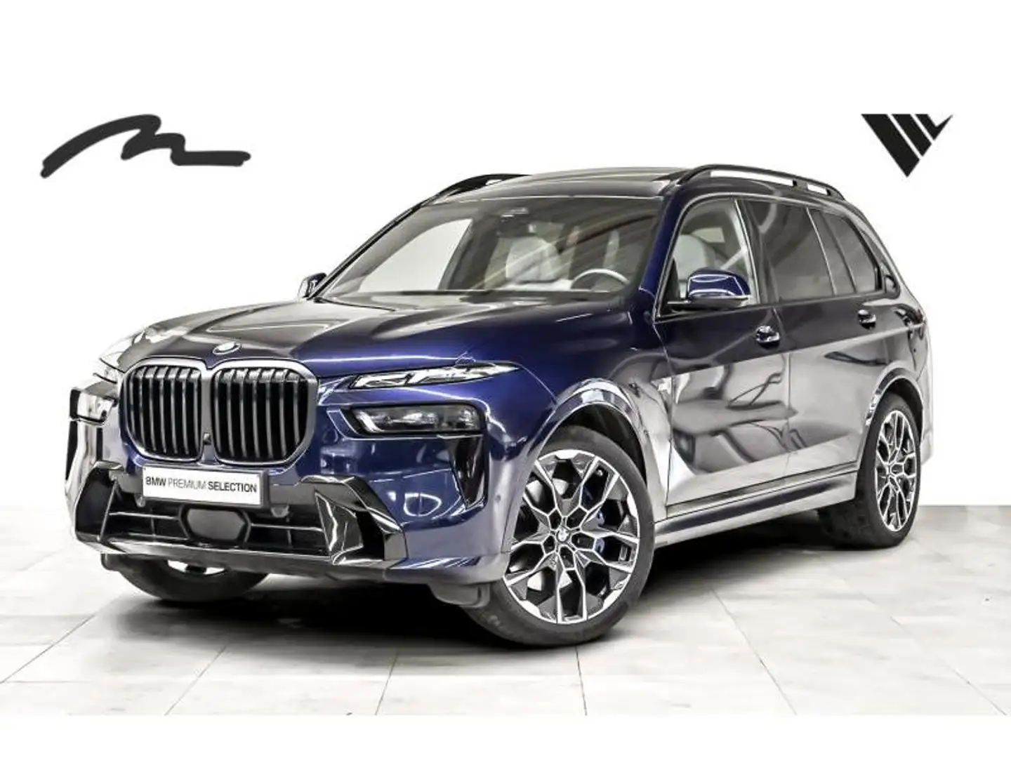 BMW X7 xDrive 40i-2ans/jaar garantie-NEW PRICE 125.554€ Синій - 1