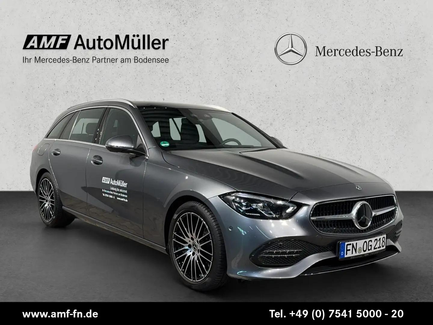 Mercedes-Benz C 220 C 220 d T Avantgarde +PANO+DISTRO+AHK+KAMERA+MBU Grau - 1