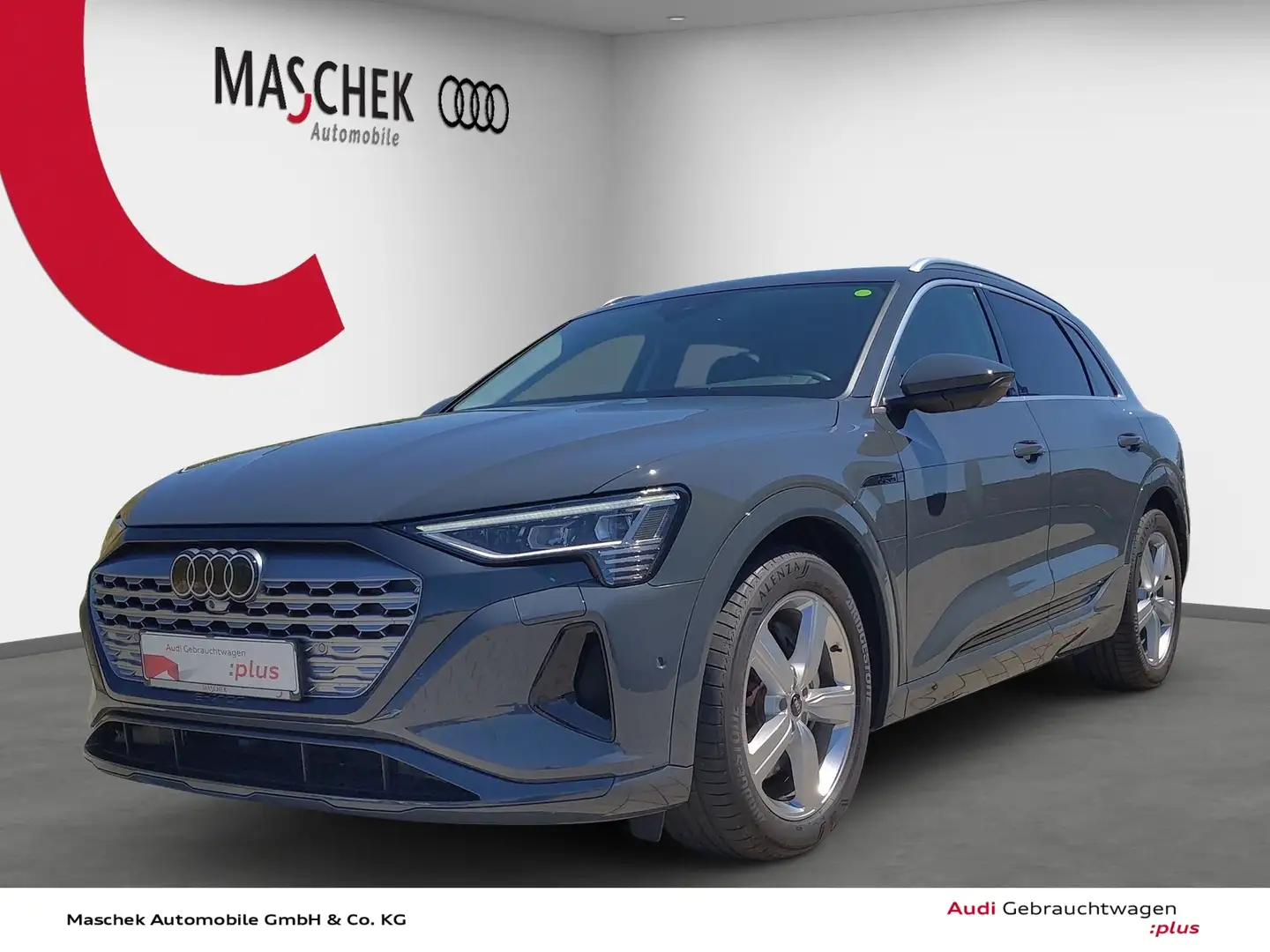 Audi Q8 e-tron advanced 50 AHK VCplus Naviplus Parkassist AHK 360 Grau - 1