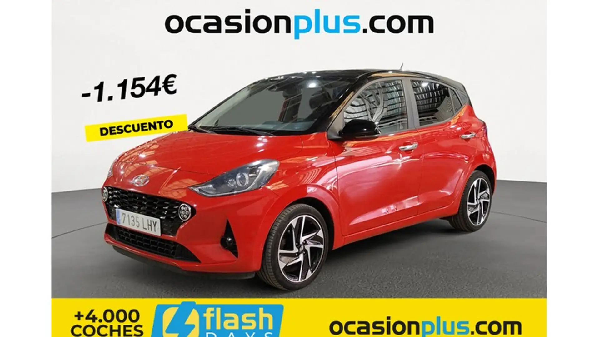Hyundai i10 1.2 MPI Tecno 2C Rojo - 1