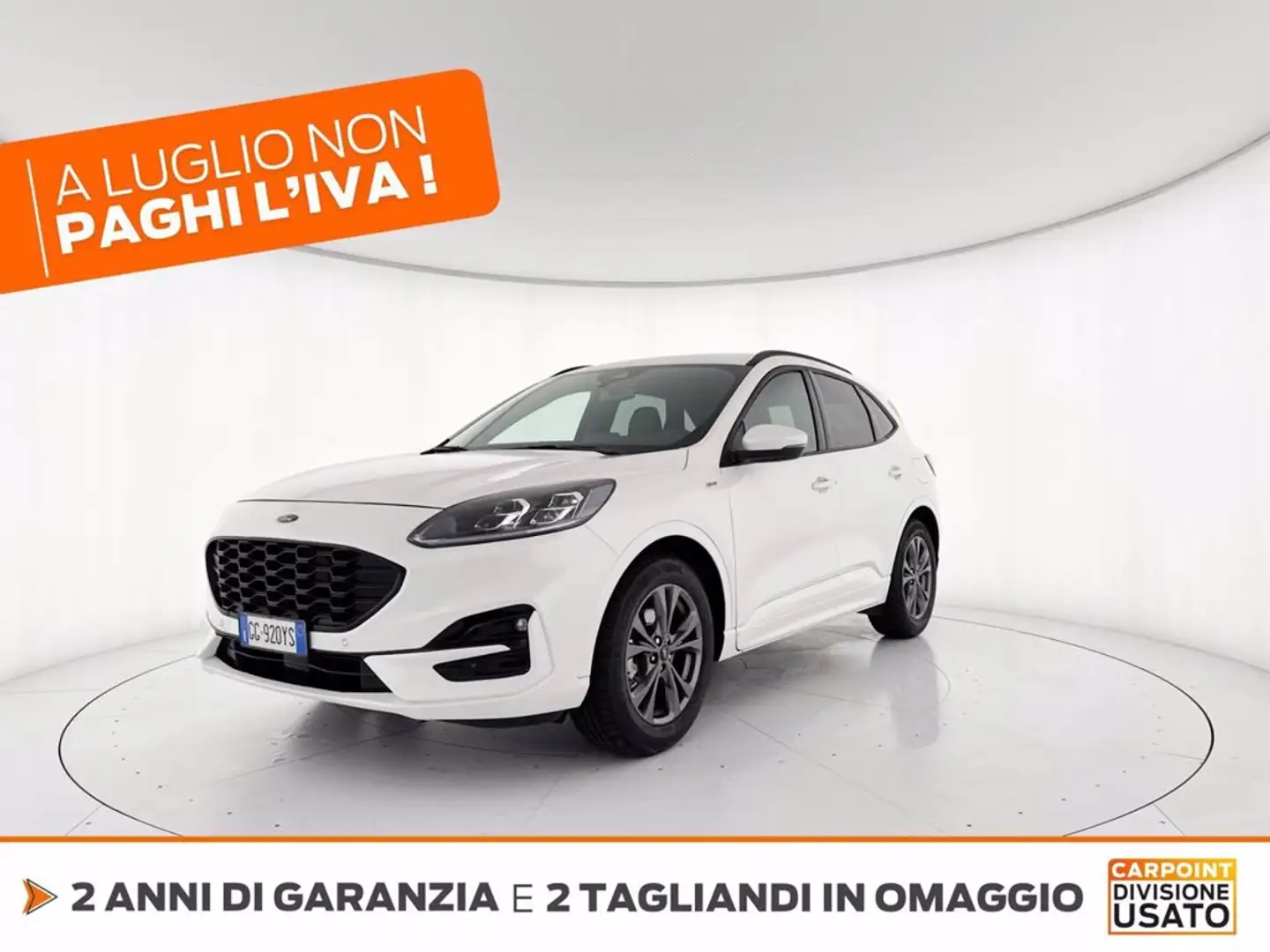 Ford Kuga 1.5 ecoblue st-line x 2wd 120cv auto Bianco - 1