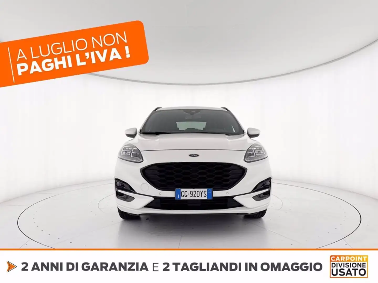 Ford Kuga 1.5 ecoblue st-line x 2wd 120cv auto Bianco - 2