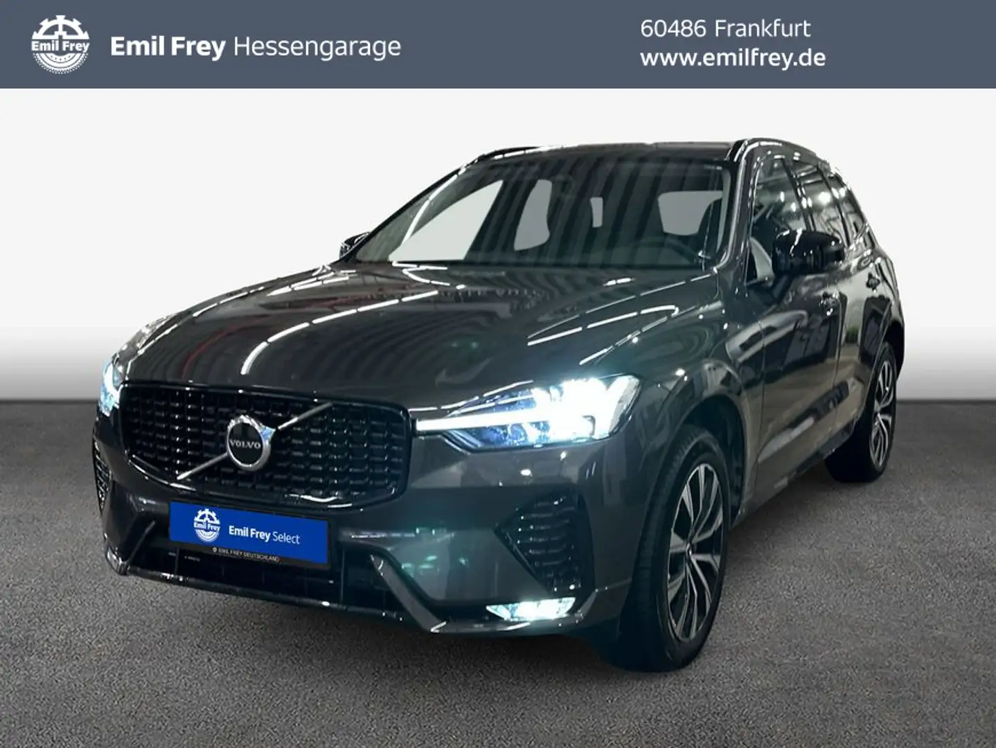 Volvo XC60 XC60 B4 AWD Plus-Dark Aut PilotAssist BLIS Leder Grau - 1