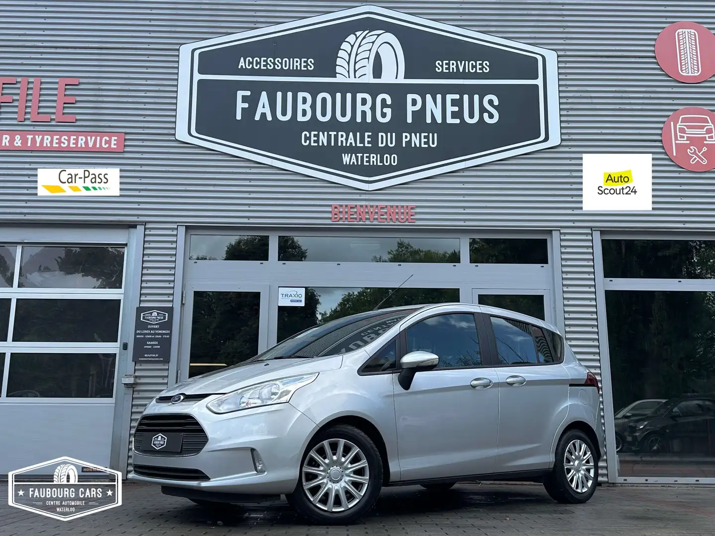 Ford B-Max *1-PROPRIETAIRE/1-OWNER*HISTORIQUE-100%*GARANTIE* Argent - 1