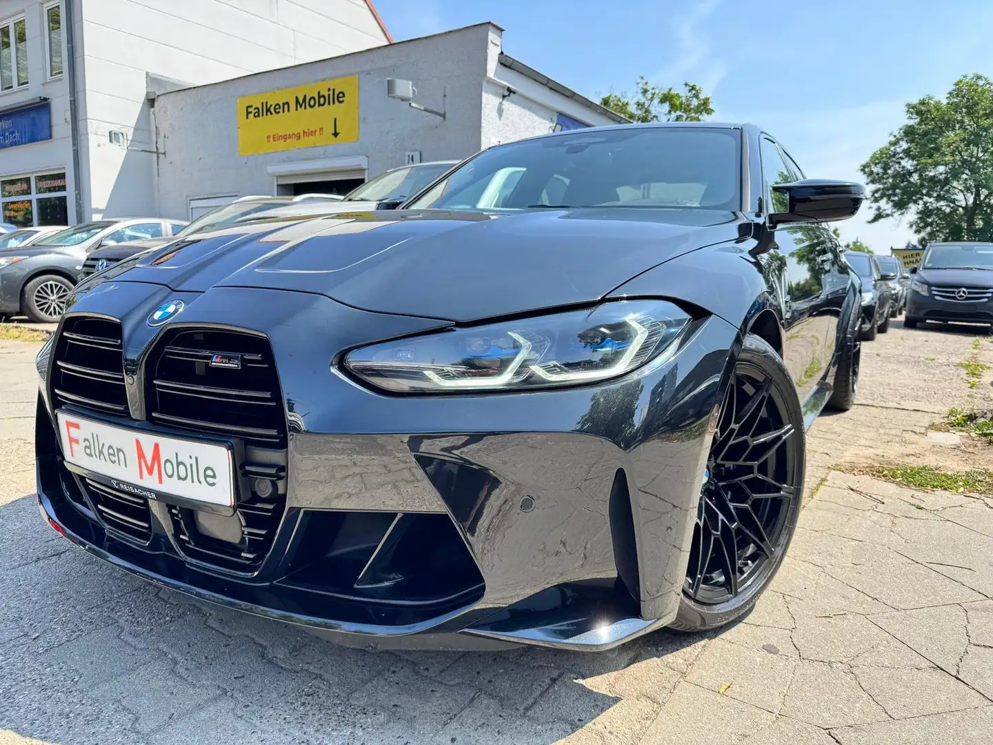 BMW M3 Competition + Leder+Klima+HeadUp+HK Sound+Navi Black - 1
