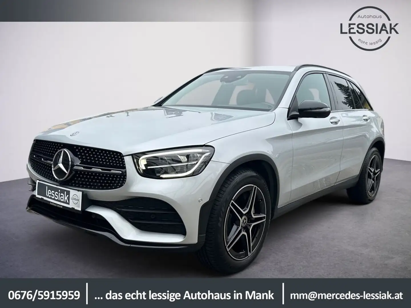 Mercedes-Benz GLC 220 d 4M | AMG | Night | AHV | 360° usw. Ezüst - 1