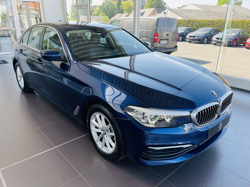 BMW 518 dA *** GARANTIE + COCKPIT + LED + CUIR + GPS *** — photo 4