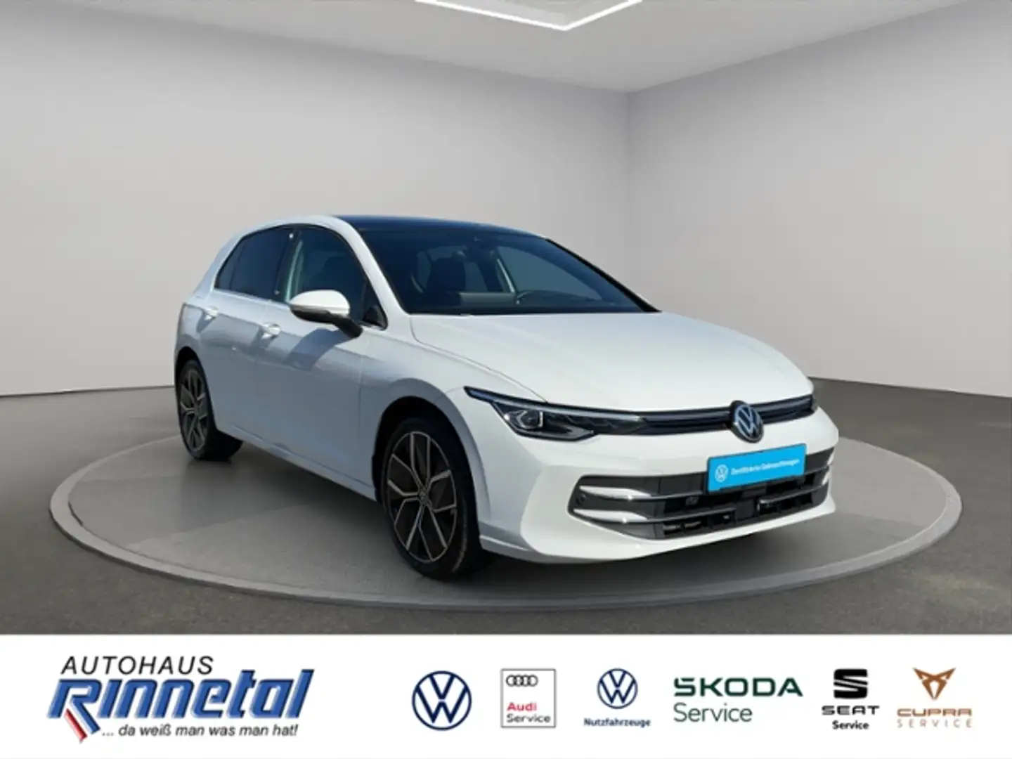 Volkswagen Golf VIII 1.5 eTSI DSG Edition 50 PANO+HUD+MATRIX LED+ Blanc - 2