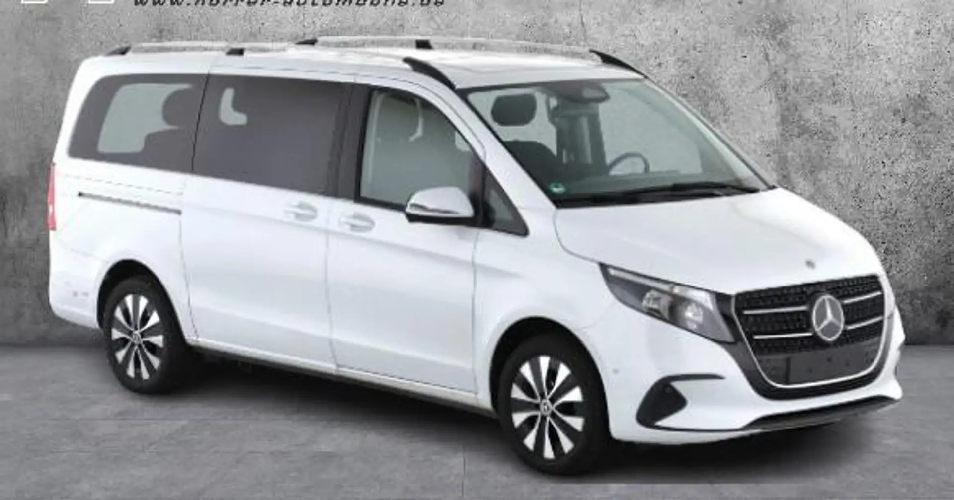 Mercedes-Benz V 220 lang MOPF Dist Tisch AHK 2xSchiebTür Weiß - 2