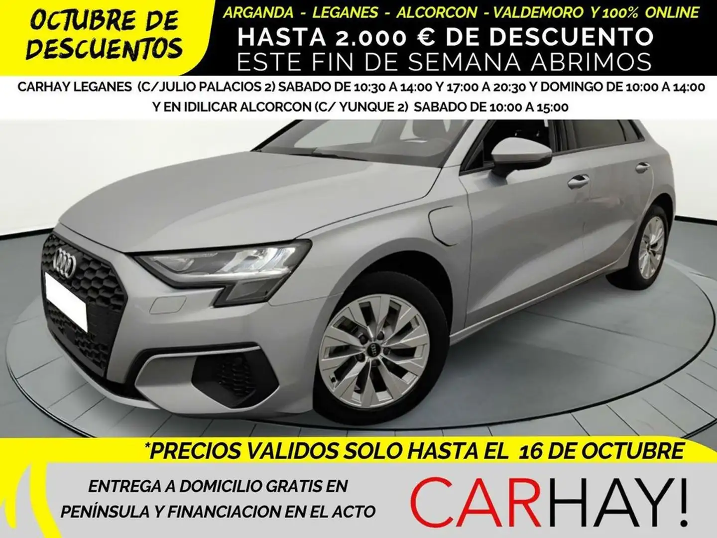 Audi A3 SPORTBACK 1.4 40 TFSI E 5D Gris - 1