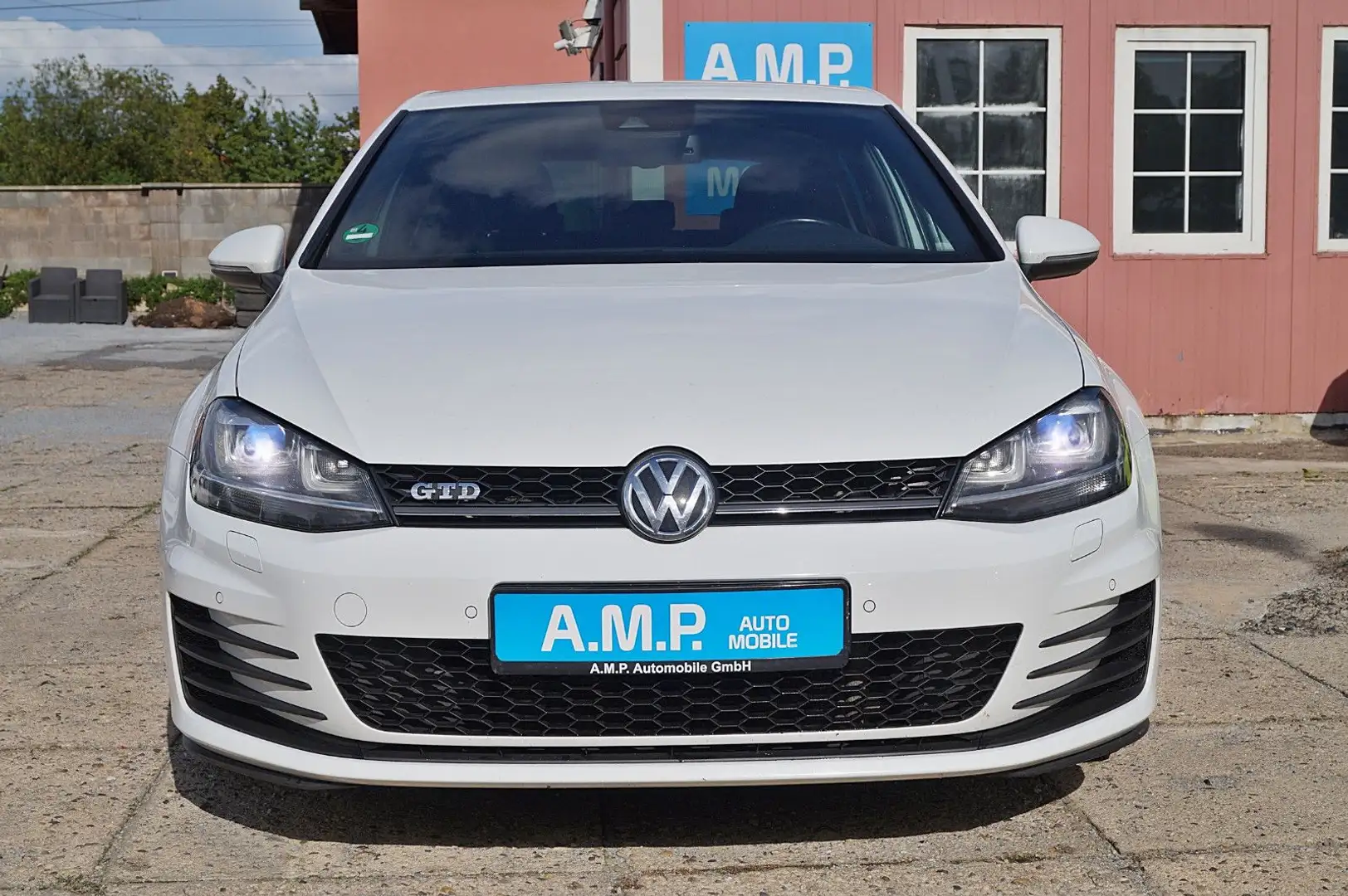Volkswagen Golf 7 GTD 2.0TDI DSG, Navi, Sitzhzg, S-Heft gep Blanc - 2