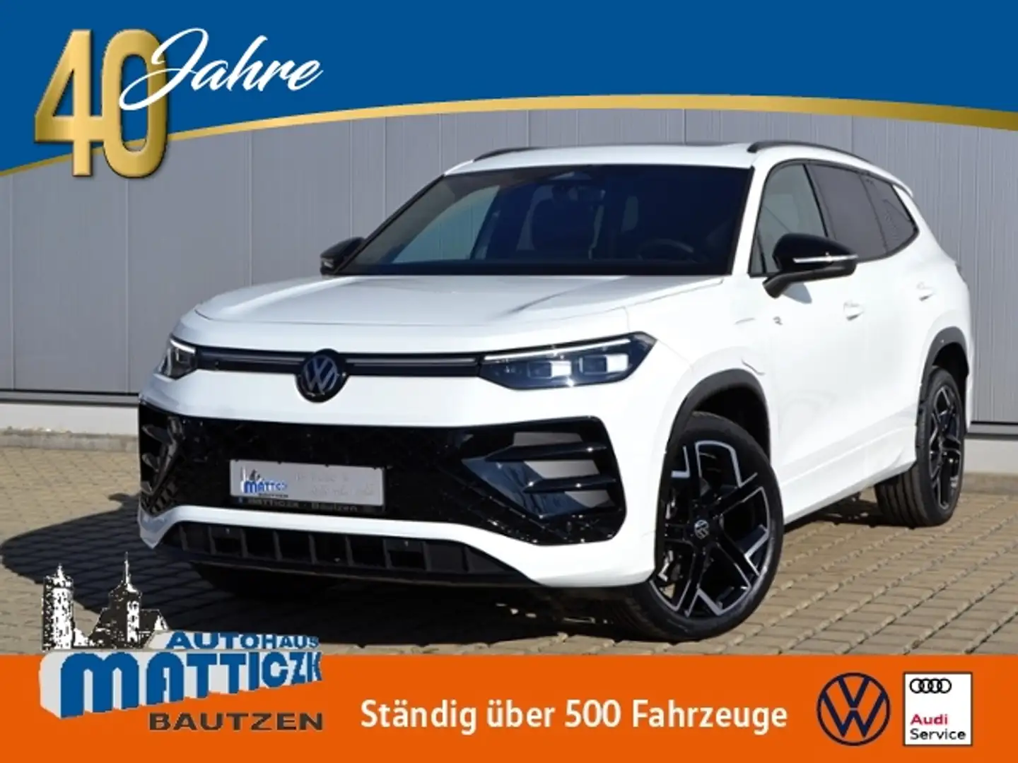 Volkswagen Tayron 1.5 TSI eHybrid R-Line BLACK-STYLE/20-ZOLL+DCC/AH Blanc - 1