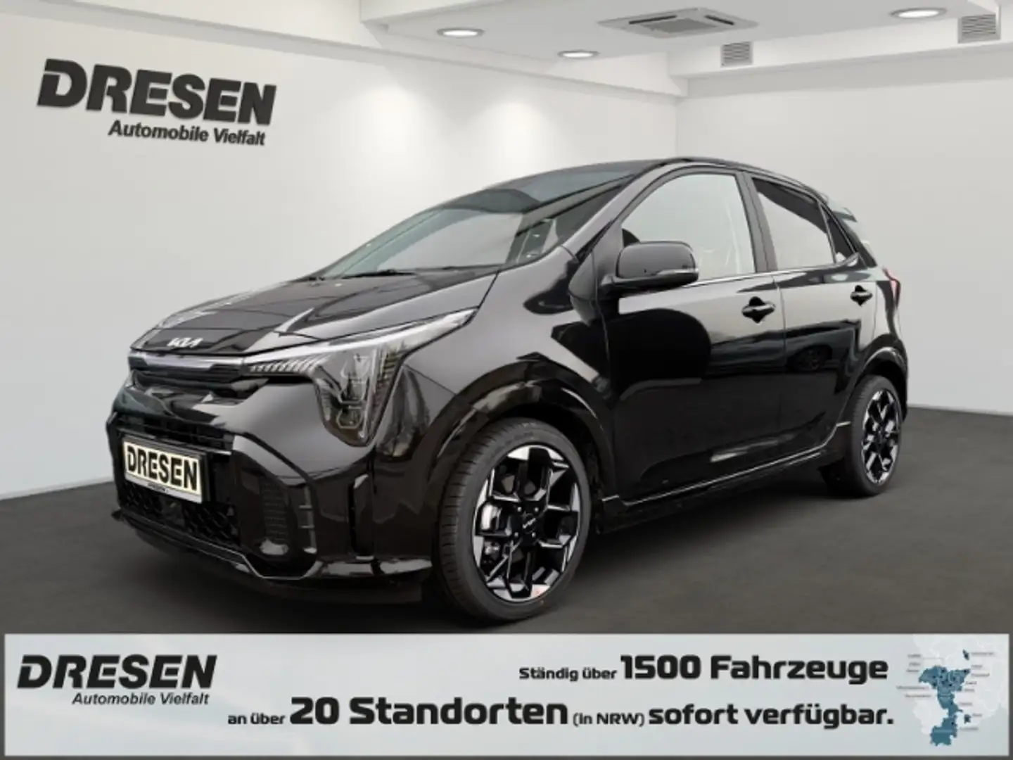 Kia Picanto GT-Line NAVI, SITZ-, LENKRADHEIZUNG, TEMPOMAT Zwart - 1