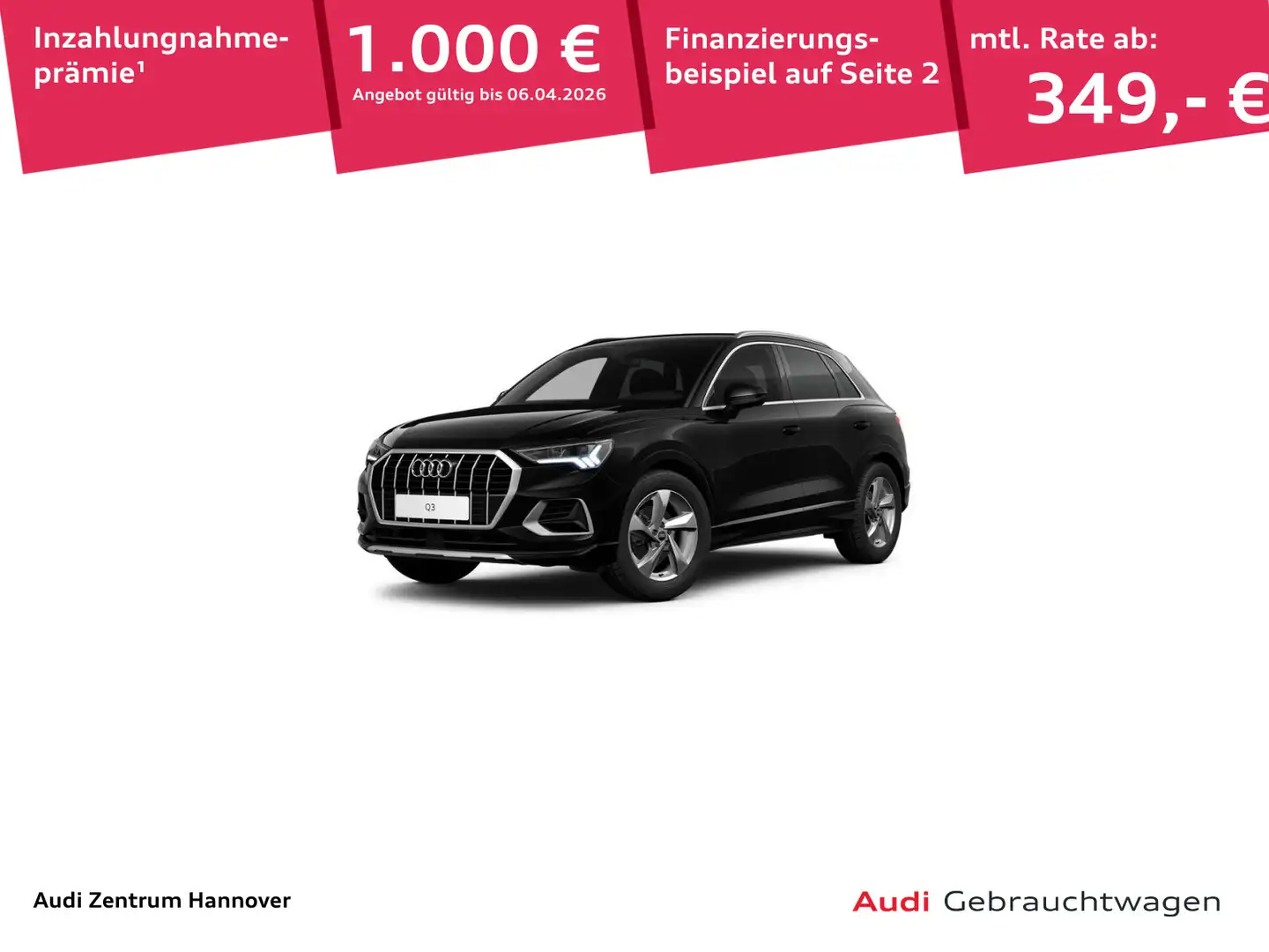 Audi Q3 advanced 35 TFSI Kamera Navi LED DAB Schwarz - 1