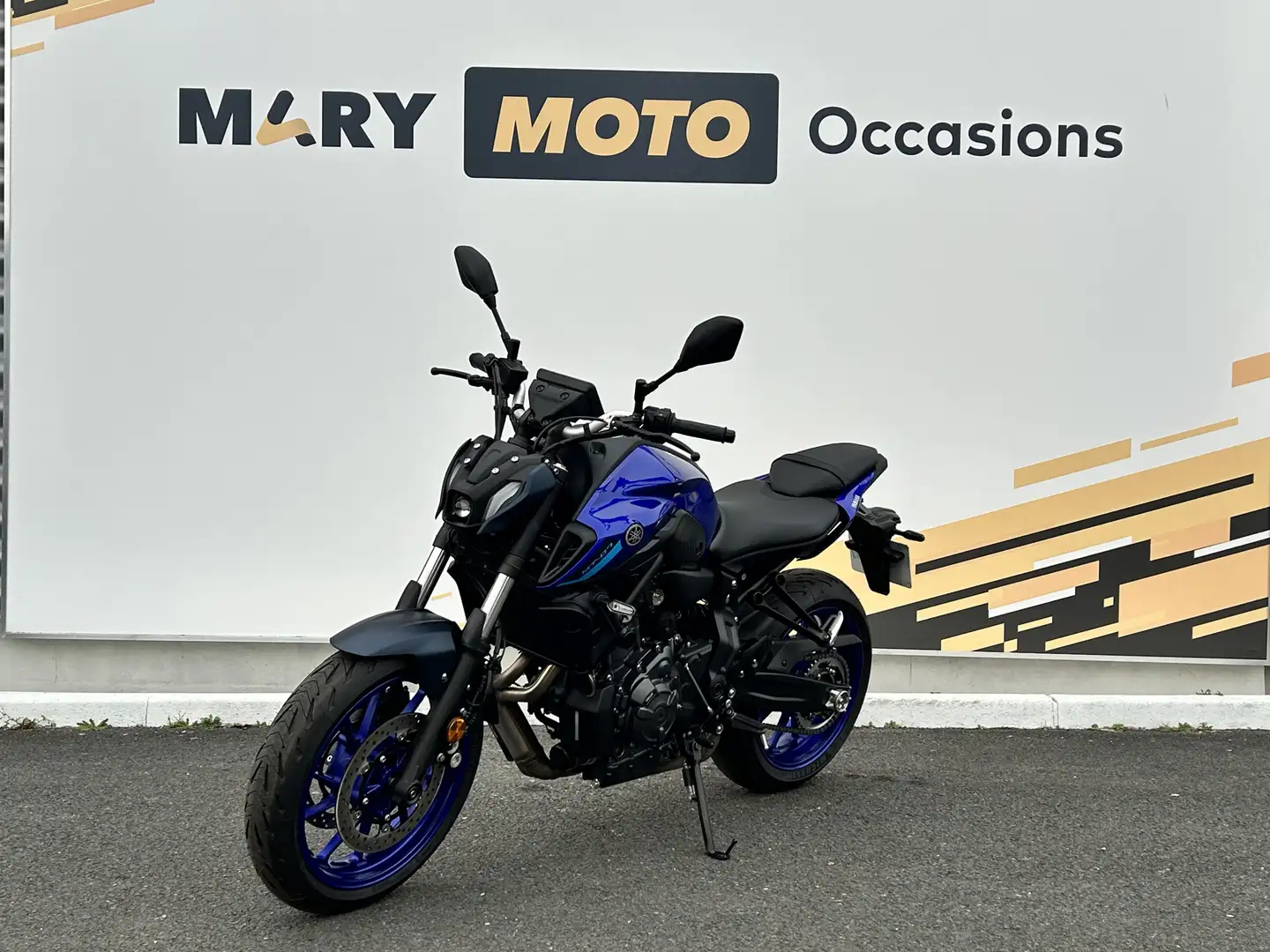 Yamaha MT-07 Bleu - 2