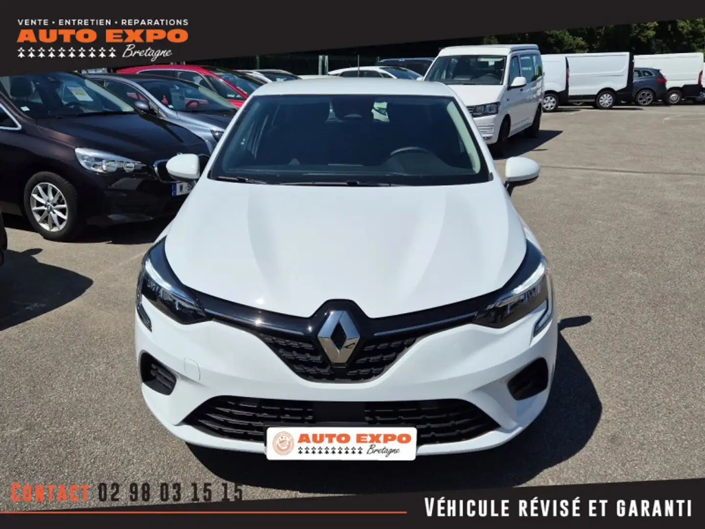 Renault Clio 1.0 SCE 75CH BUSINESS Blanc - 2