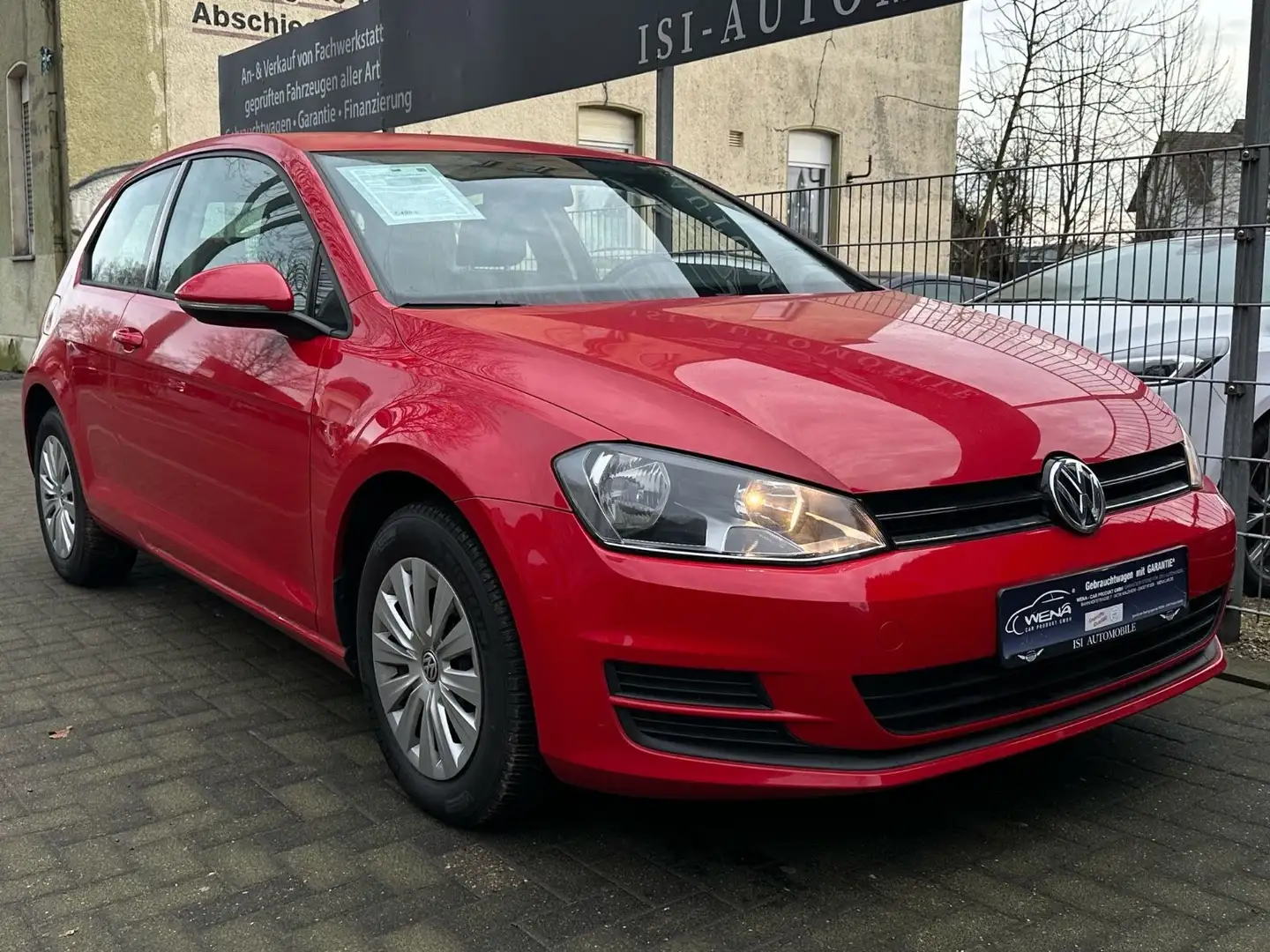 Volkswagen Golf VII Lim. Trendline BMT"Klima"Garantie Rot - 2