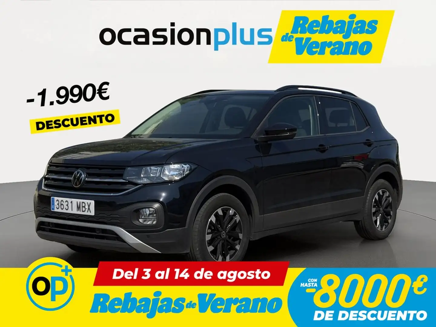 Volkswagen T-Cross 1.0 TSI Advance DSG7 81kW Negro - 1