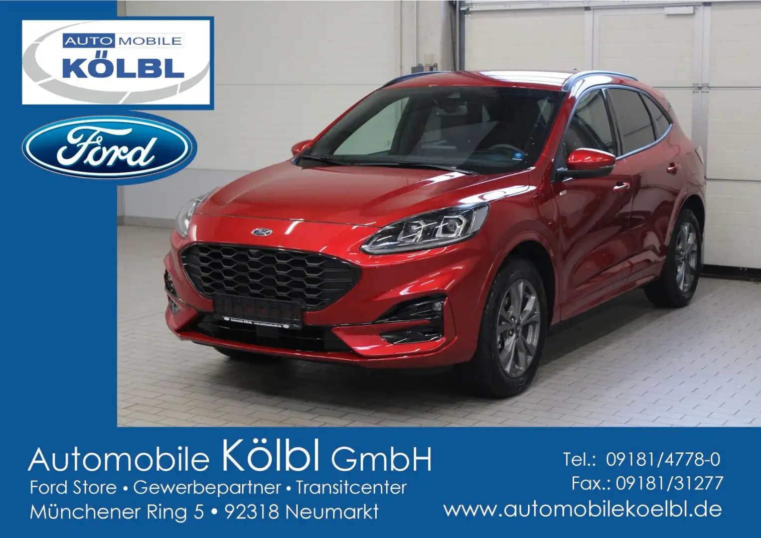 Ford Kuga Plug-in-Hybrid ST-Line X, NAVI/iACC/HEAD-UP Rot - 1
