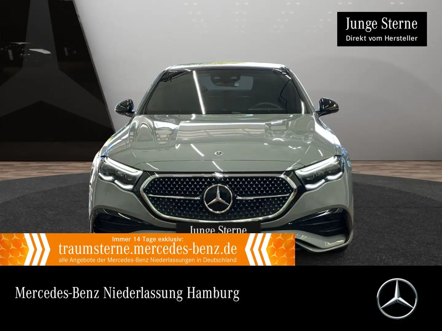 Mercedes-Benz E 400 e 4M Hybrid AMG Fahrass Pano Burmester HUD Grau - 1