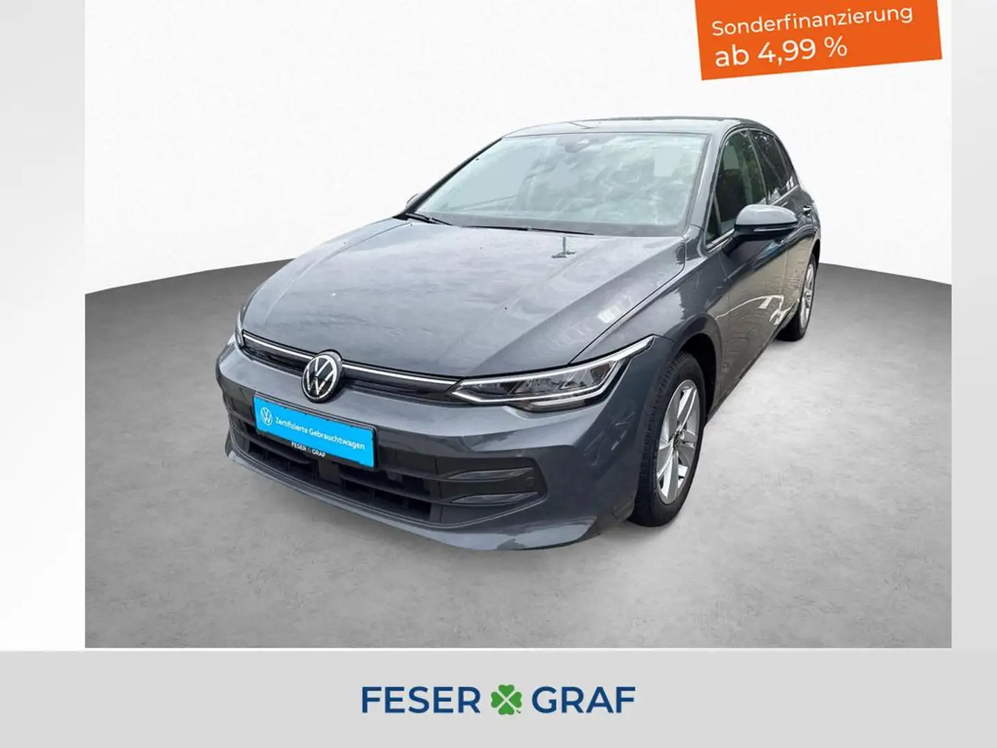 Volkswagen Golf Life VIII 1.5l eTSI 7-DSG AHK KAMERA NAVI Grau - 1