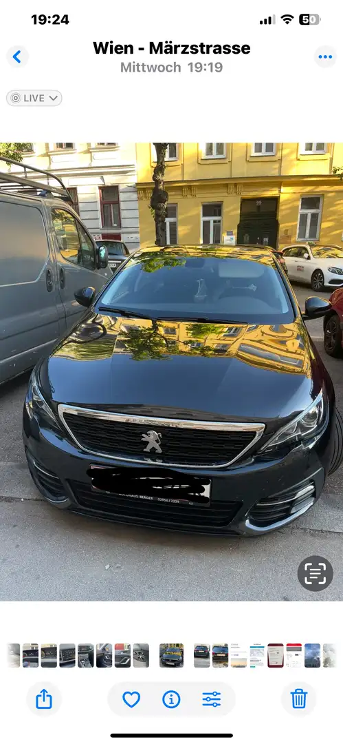 Peugeot 308 1,5 BlueHDI 100 Active S Schwarz - 1