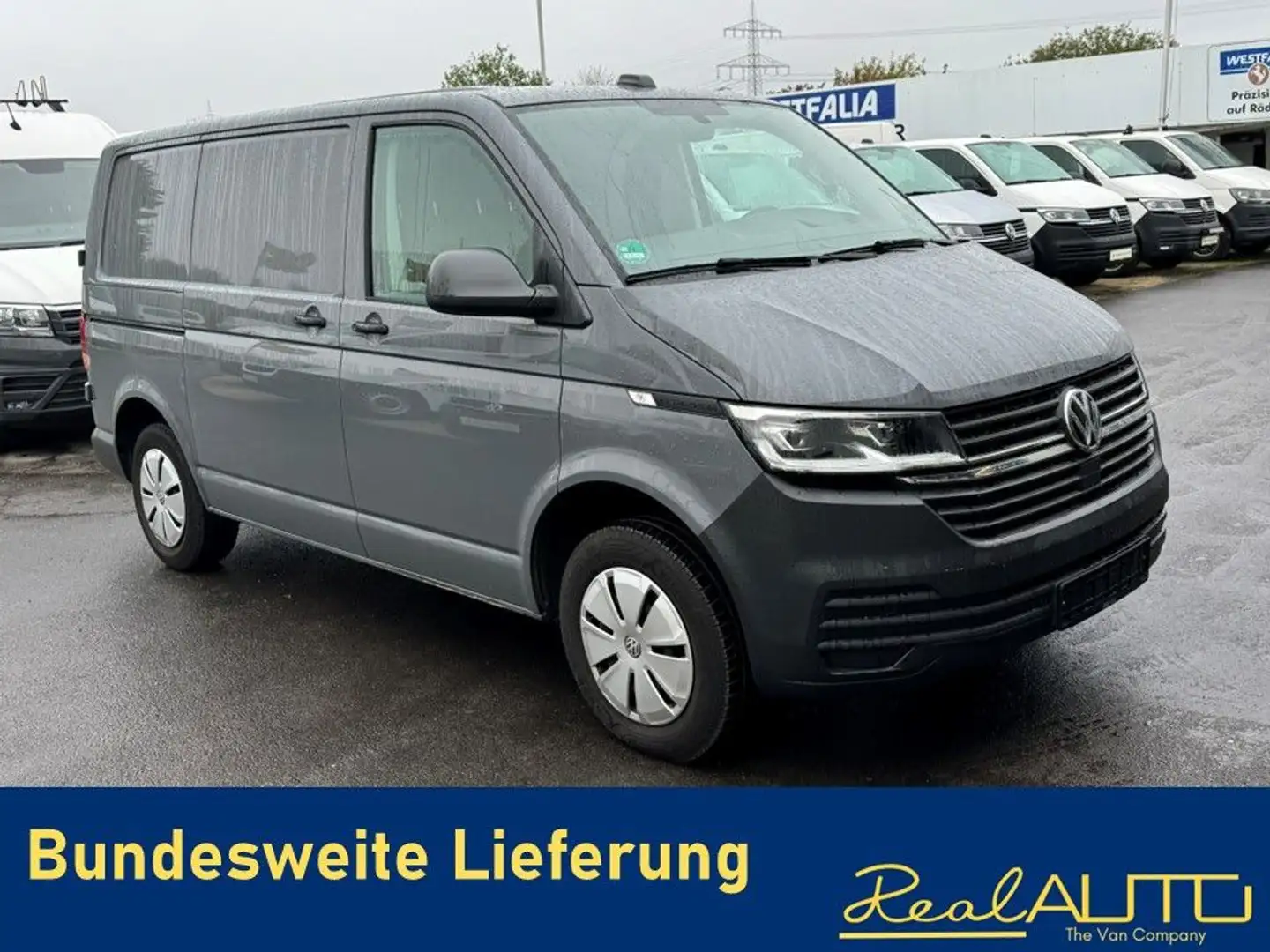 Volkswagen T6 Transporter 6.1 Kasten TDI DSG AHK*LED*Kamera Grau - 1