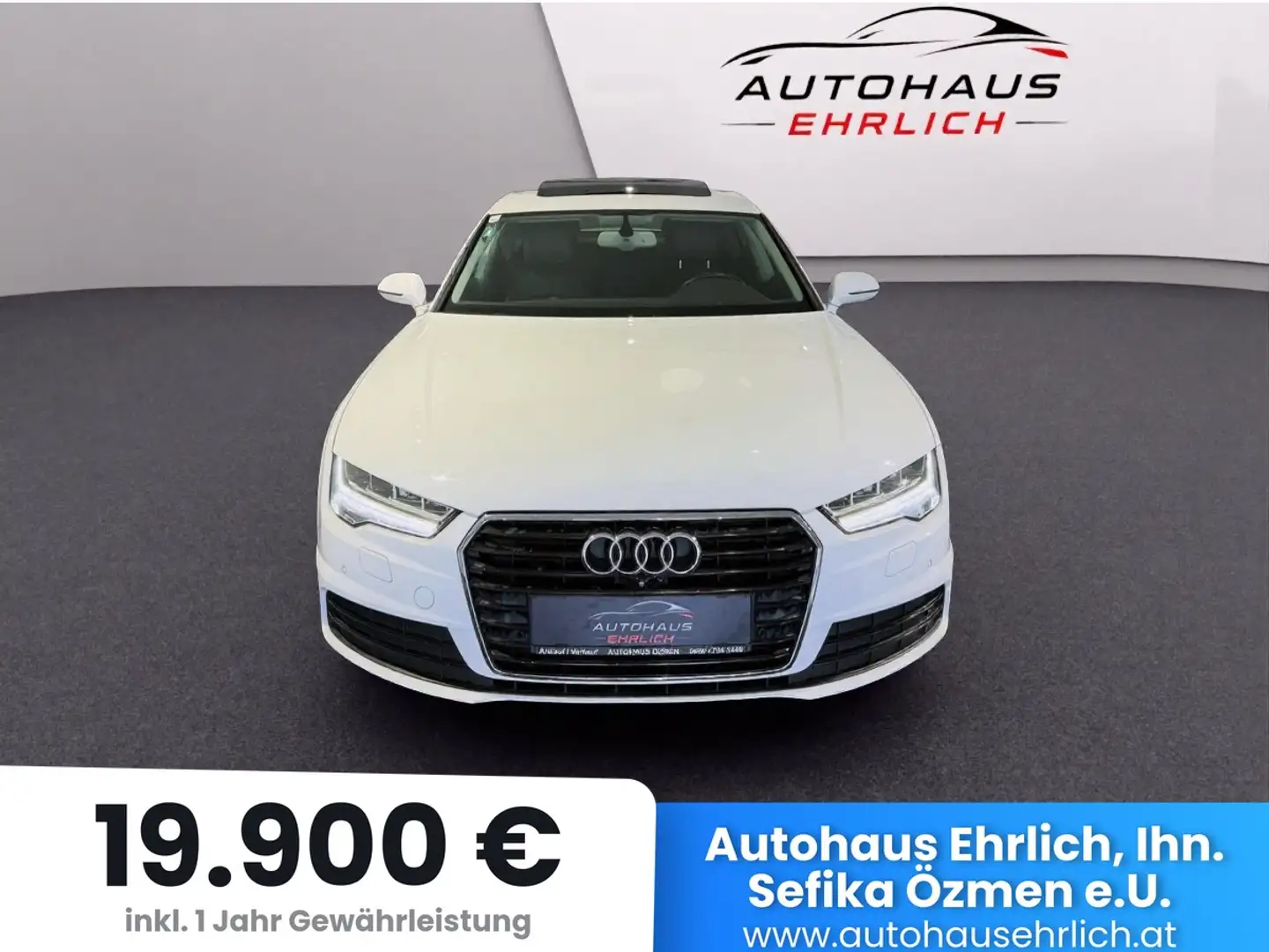 Audi A7 Sportback 3.0 V6 TDI ultra Weiß - 2