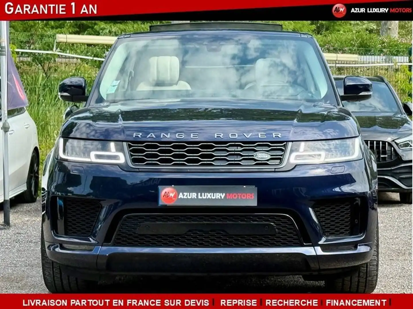 Land Rover Range Rover Sport II (2) P400E DYNAMIC HSE Bleu - 2