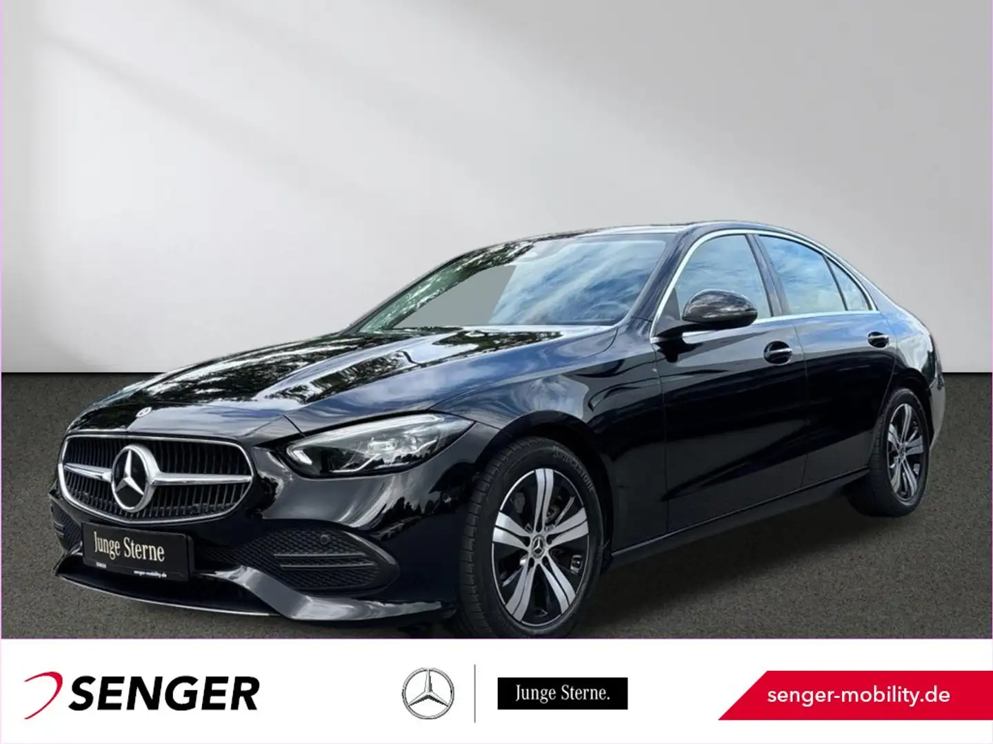 Mercedes-Benz C 200 d Avantgarde Totwinkel Kamera AHK Ambiente Zwart - 1