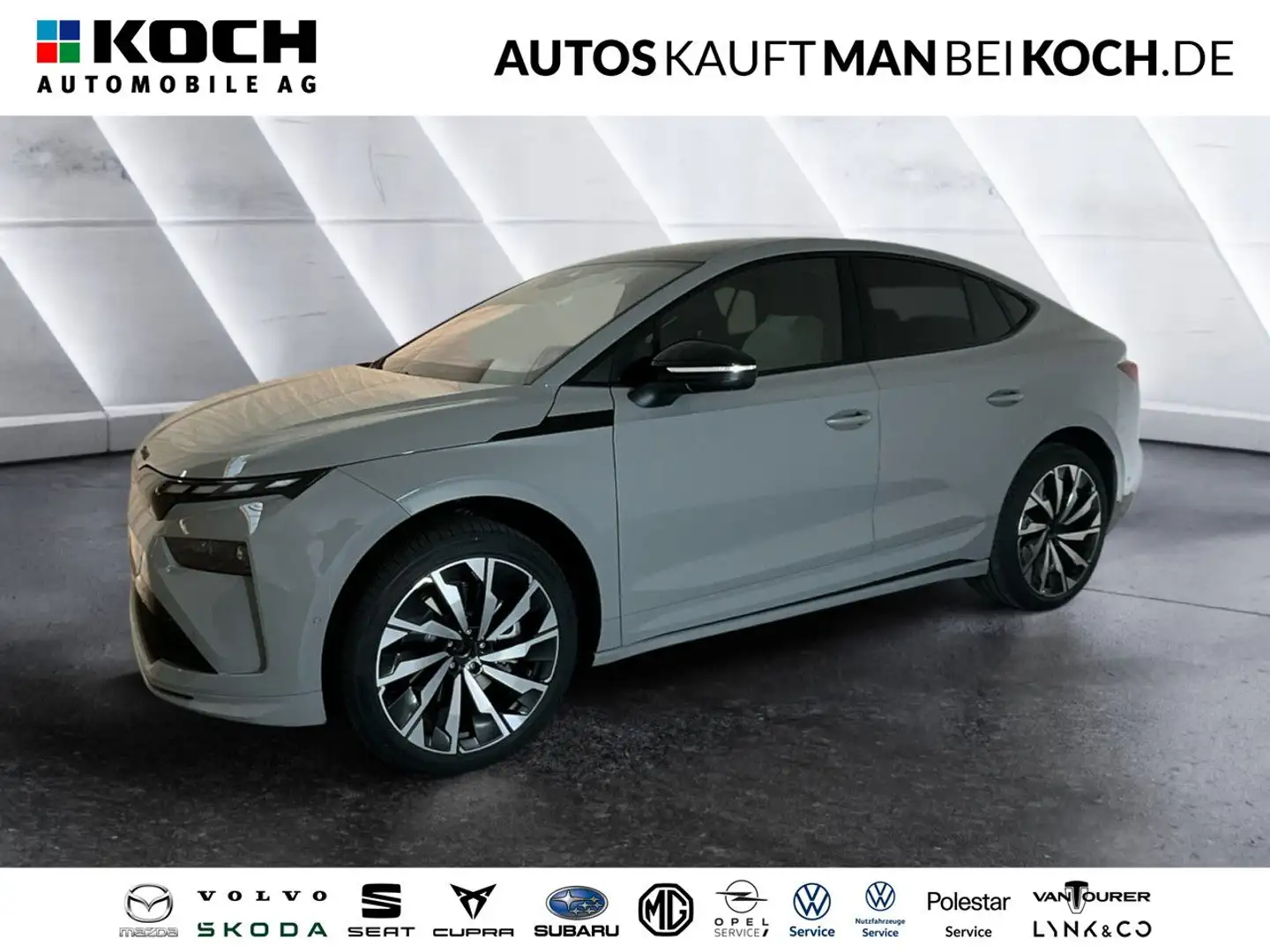 Skoda Enyaq Coupe 85 Sportline MAXX AHZV NAVI beh. WSS Grau - 1