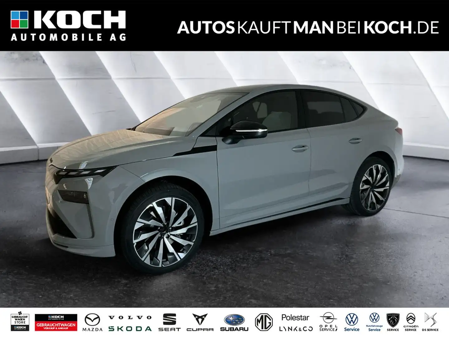Skoda Enyaq Coupe 85 Sportline MAXX AHZV NAVI beh. WSS Grau - 1