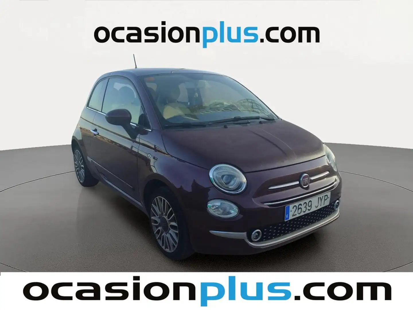 Fiat 500 1.2 Lounge Rojo - 2