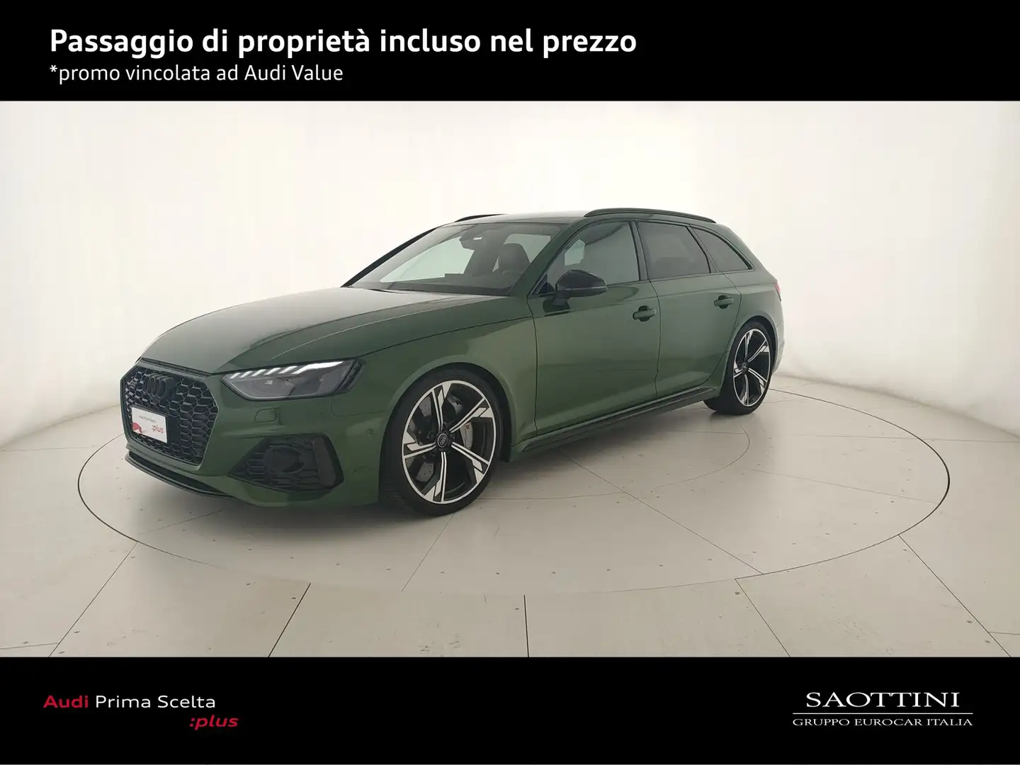 Audi RS4 Avant 2.9 TFSI quattro Tiptronic - CARBOCERAMICI - Vert - 1