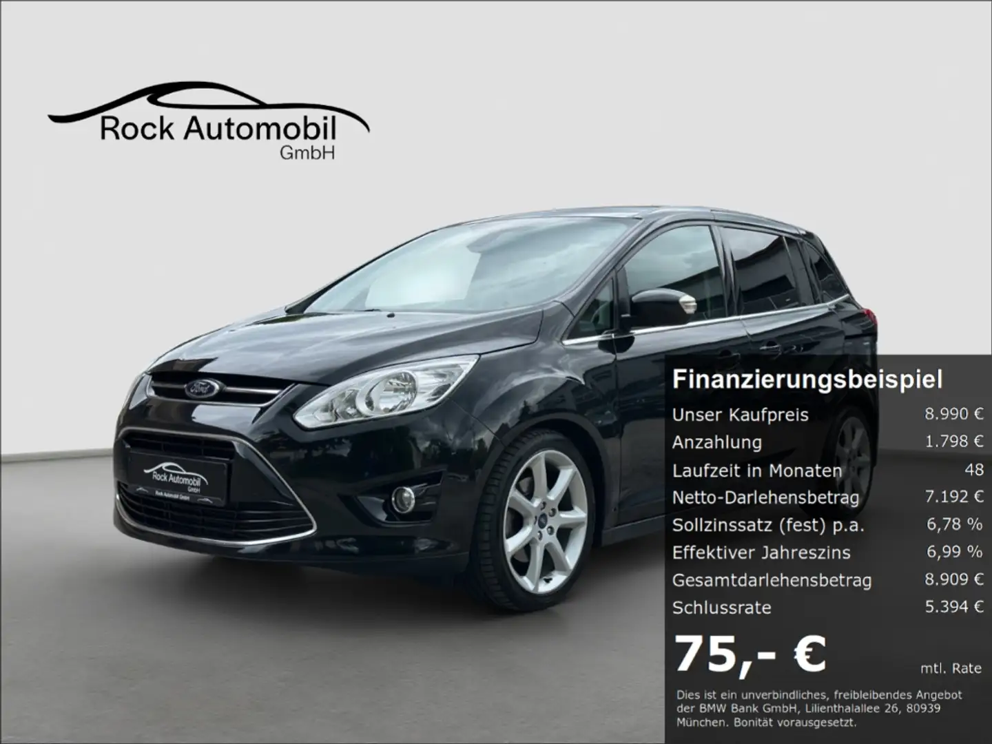 Ford C-Max Grand Titanium 1.6 EcoBoost *Garantie* Чёрный - 1