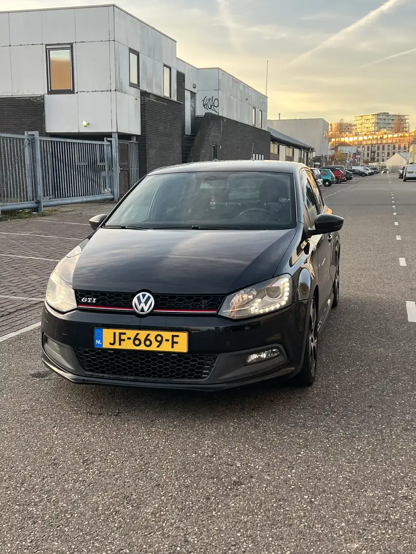 Volkswagen Polo 1.4 TSI GTI Zwart - 1